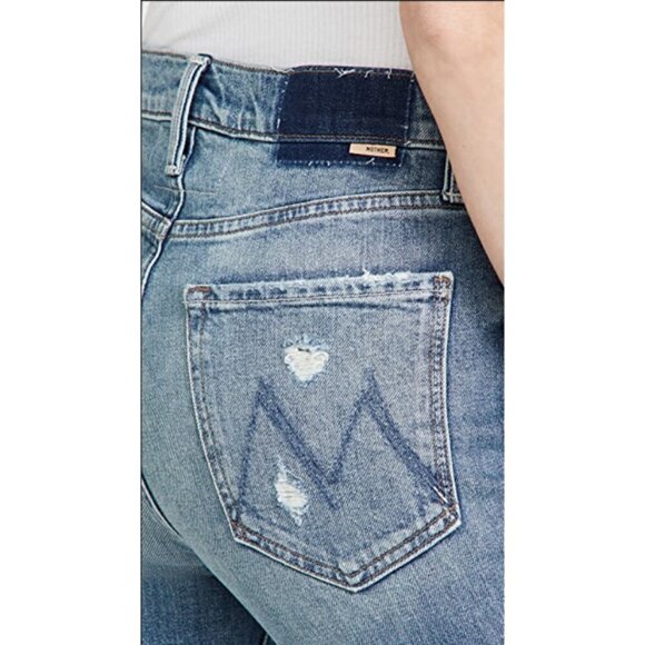 💕MOTHER SUPERIOR💕 High Waisted Rider Ankle Jeans ~ Far Beyond The Sky 28 NWOT - Picture 11 of 16